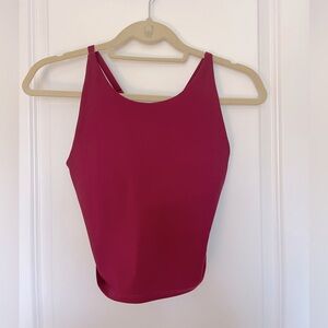 Calvin Klein Medium Maroon Performance Sports Bra